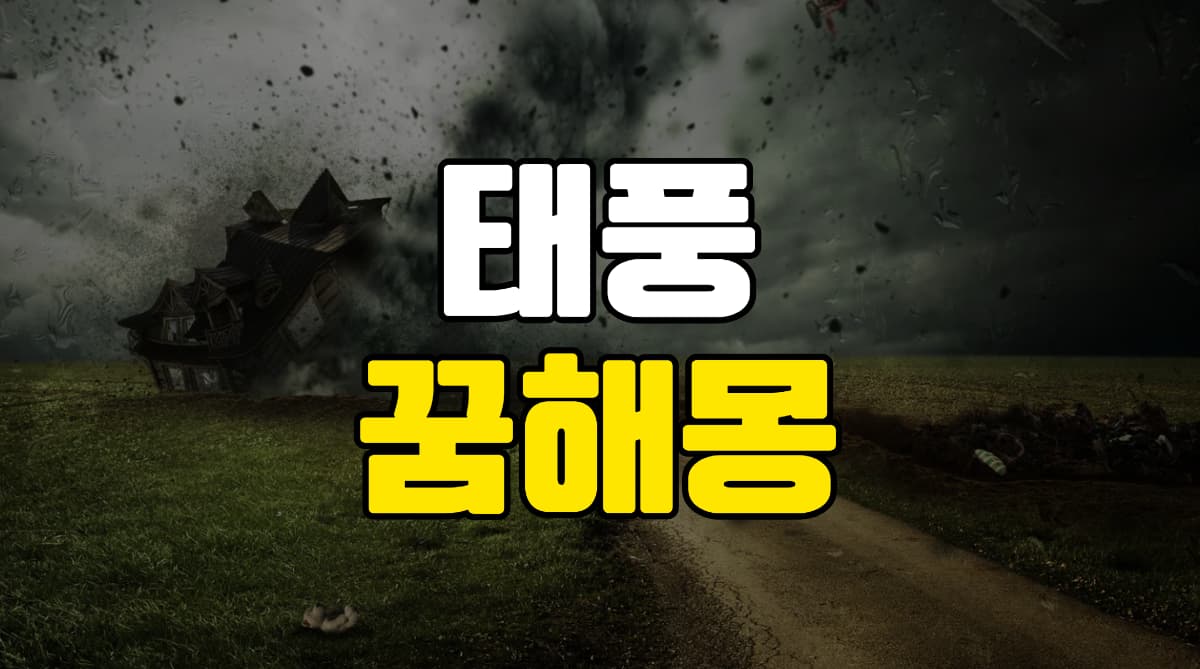 태풍-꿈-해몽