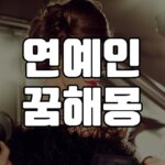 연예인 꿈 해몽 17가지 총정리 5 연예인꿈-해몽
