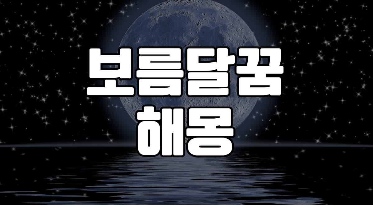 보름달꿈