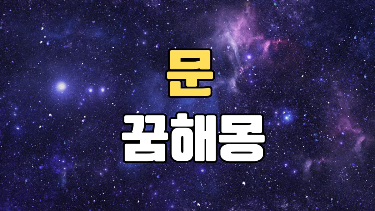 문꿈