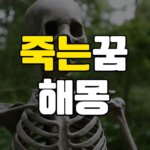 죽는꿈 해몽 20가지 총정리 7 죽는꿈
